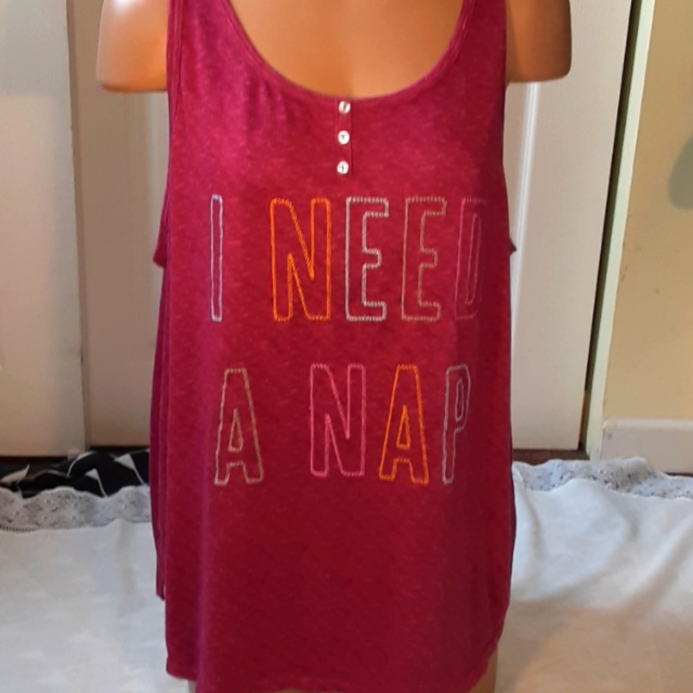 SWEET TREASURES, PINK." I NEED A NAP "TEE, 2X
